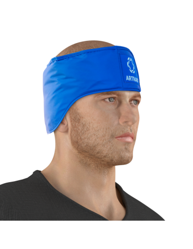 ARTRAID galvos juosta dengianti ausis.
