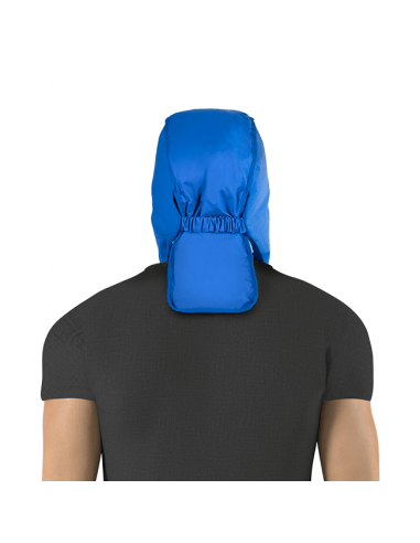 ARTRAID kepurė su ausų uždengimu, iš nugaros, skirta galvos ir ausų sričiai uždengti bei komfortui naudojimo metu.